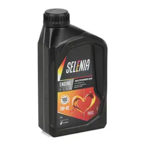 1L 1 Liter PETRONAS SELENIA MULTIPOWER GAS 5W-40 Motor&ouml;l ACEA C3 Fiat 9.5535-T2