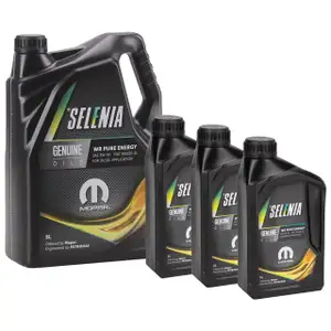 8L 8 Liter PETRONAS SELENIA WR PURE ENERGY 5W-30 Motor&ouml;l ACEA C2 MOPAR f&uuml;r FIAT 9.55535-S1