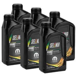 6L 6 Liter PETRONAS SELENIA FORWARD 0W-20 MOPAR Motor&ouml;l ACEA C5 Fiat 9.55535-DSX