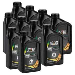 10L 10 Liter PETRONAS SELENIA FORWARD 0W-20 MOPAR Motor&ouml;l ACEA C5 f&uuml;r Fiat 9.55535-DSX