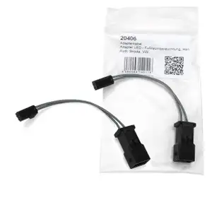 2x SENCOM Adapter Innenraumleuchte auf LED f&uuml;r AUDI A1 A3 A4 A5 A6 A7 A8 Q3 Q5 Q7