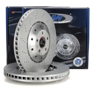 SHW Bremsscheiben Satz f&uuml;r AUDI RS6 4F C6 580 PS PR-1LM vorne 4F0615301L