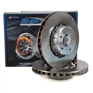 SHW Bremsscheiben Satz f&uuml;r BMW 5er E39 M5 400 PS 10.1998-06.2003 vorne