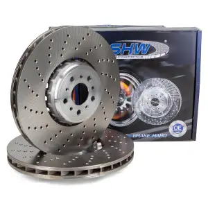 SHW Bremsscheiben Satz f&uuml;r BMW X3M F97 X4M F98 480/510 PS X5M F98 X6M F96 600/625 PS vorne