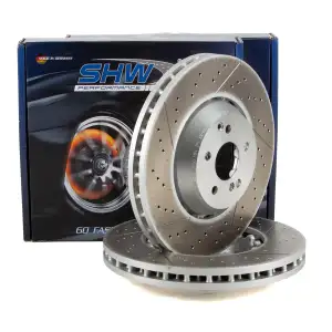 SHW Bremsscheiben Satz für MERCEDES W204 C209 W211 W212 W213 63AMG GT vorne 2124210512