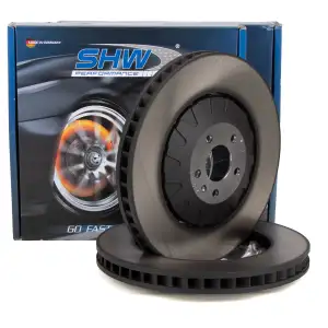 SHW Bremsscheiben Satz f&uuml;r AUDI A6 C8 A7 4K A8 4N Q7 4M E-Tron VW Touareg vorne 4KE615301