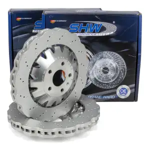 SHW AFX44511 Bremsscheiben Satz f&uuml;r AUDI RS3 8V PR-1LU/4P4/1LN/1LL/1LH vorne 8V0615301S
