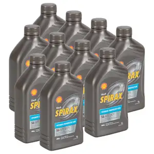 10L 10-liter SHELL SPIRAX S6 ATF D971 automatic transmission fluid for MERCEDES 9-speed MB 236.17