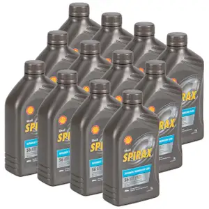 12L 12-liter SHELL SPIRAX S6 ATF D971 Automatic Transmission Fluid for Mercedes 9-speed MB 236.17