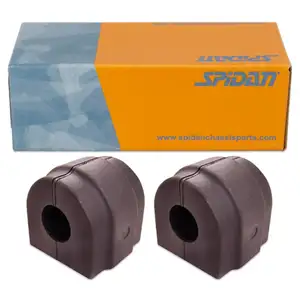 2x SPIDAN 412377 Stabilisatorlager Stabilager Stabi f&uuml;r BMW 3er E46 Z4 vorne 31351097179