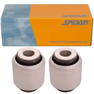 2x SPIDAN 411467 Querlenkerlager für AUDI A4 B6 A4 B7 SEAT Exeo 3R hinten unten 8E0501541S