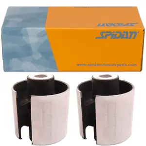 2x SPIDAN 412933 Querlenkerlager BMW 5er E60 E61 X5 E53 E63 E64 Hinterachse unten vorne