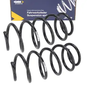 2x SPIDAN 86458 Fahrwerksfeder f&uuml;r VW Passat B6 B7 SKODA Superb 2 Vorderachse 3C0411105C