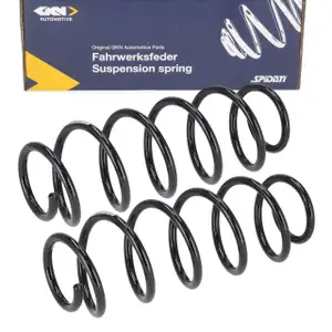 2x SPIDAN Fahrwerksfeder Schraubenfeder f&uuml;r MERCEDES-BENZ A-Klasse W169 hinten 1693242604