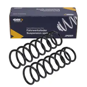 2x SPIDAN 85050 Fahrwerksfeder Schraubenfeder f&uuml;r FORD Focus 2 MK2 Hinterachse 1318103