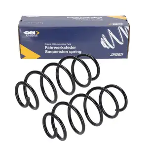 2x SPIDAN 86477 Fahrwerksfeder f&uuml;r VW Polo 5 6R 6C SEAT Toledo 4 SKODA Fabia 3 Rapid vorne