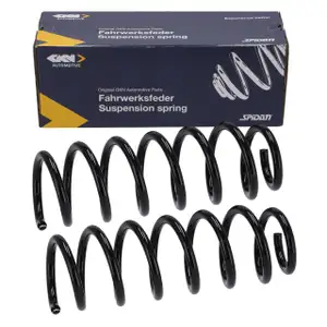 2x SPIDAN 86942 Fahrwerksfeder f&uuml;r BMW X3 F25 X4 F26 20-35i 18-35d Hinterachse 33536787203