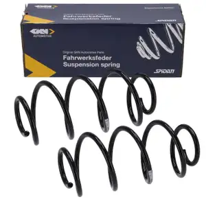 2x SPIDAN 87294 Fahrwerksfeder f&uuml;r MERCEDES A-Klasse W176 B-Klasse W246 hinten 2463242104