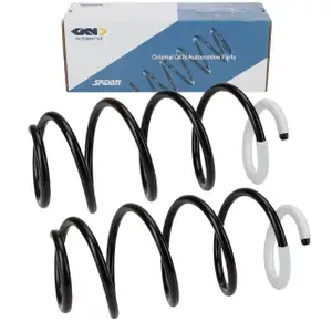 2x SPIDAN 86355 Fahrwerksfeder f&uuml;r VW Golf 5 6 Beetle SKODA Octavia 2 Vorne 1K0411105AQ