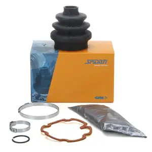 SPIDAN 23178 Achsmanschette Satz für PORSCHE 996 997 BOXSTER 986 hinten 92833229302