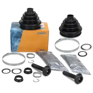 2x SPIDAN 26127 Achsmanschetten Satz f&uuml;r AUDI 100 A6 C4 A4 B5 vorne/hinten radseitig