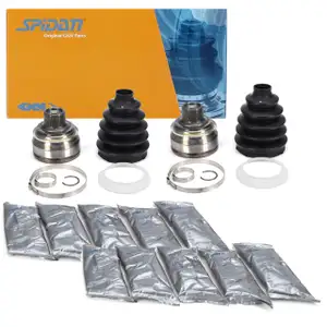 2x SPIDAN Gelenksatz Antriebswelle f&uuml;r AUDI A6 C8 4K Touareg CR7 vorne radseitig 4KE498099