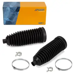 2x SPIDAN Spurstange Lenkmanschette für BMW E60 E61 F10 F11 X3 E83 AUDI Q7 Touareg vorne