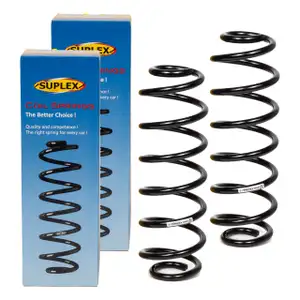 2x SUPLEX 39308 Fahrwerksfeder f&uuml;r VW GOLF 5 6 mit AHK SKODA Superb 2 hinten 1K0511115BH