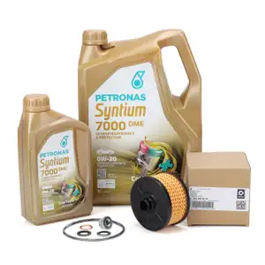 6L PETRONAS 0W-20 Motor&ouml;l + ORIGINAL &Ouml;lfilter f&uuml;r MERCEDES W/V177 W247 C/X118 H/X247 M282