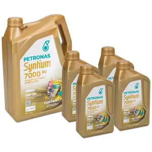 9L 9 Liter PETRONAS SYNTIUM 7000 AV 0W-20 Motor&ouml;l ACEA C5 f&uuml;r VW 508/509.00 Porsche C20