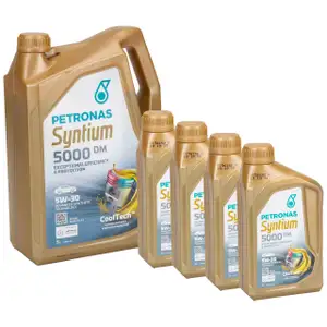 9L 9 Liter PETRONAS Syntium 5000 DM 5W-30 Motoröl Öl für BMW LL-04 MB 229.51/52 505.00/01