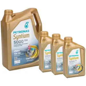 8L 8 Liter PETRONAS Syntium 5000 DM 5W-30 Motor&ouml;l &Ouml;l f&uuml;r BMW LL-04 MB 229.51/52 505.00/01