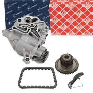 PIERBURG &Ouml;lpumpe + Steuerkettensatz f&uuml;r VW Golf 6 GTI Passat B7 Tiguan 2.0 TSI ab 01.2012