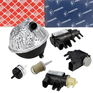 PIERBURG / febi Repair Kit: Pressure Converter for Turbocharger (EGR) for VW Multivan T5 1.9/2.5 TDI