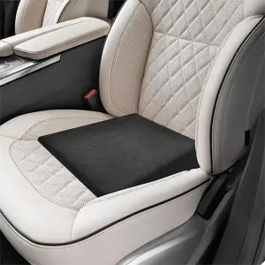 PROPLUS Keilkissen Sitzkissen 37x35x7,5cm Sitzerh&ouml;hung Autositz SCHWARZ