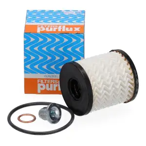 PURFLUX L358A Ölfilter + Schraube für CITROEN DS FORD MINI OPEL PEUGEOT 1.4 1.6