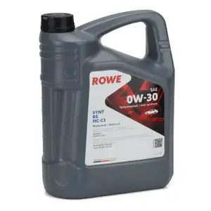 5L 5 Liter ROWE SYNT RS HC-C2 0W-30 Motor&ouml;l &Ouml;l ACEA C2 f&uuml;r PSA B712312 FIAT 55535-DS1/GS1