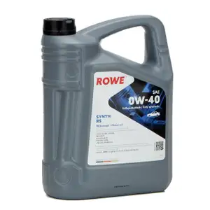 5L 5 Liter ROWE SYNTH RS 0W40 Motor&ouml;l &Ouml;l f&uuml;r MB 229.5 Porsche A40 PSA B712296 502/505.00
