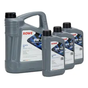 8L 8 Liter ROWE SYNTH RS 0W40 Motor&ouml;l &Ouml;l f&uuml;r MB 229.5 Porsche A40 PSA B712296 502/505.00