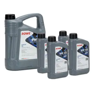9L 9 Liter ROWE SYNTH RS 0W40 Motor&ouml;l &Ouml;l f&uuml;r MB 229.5 Porsche A40 PSA B712296 502/505.00