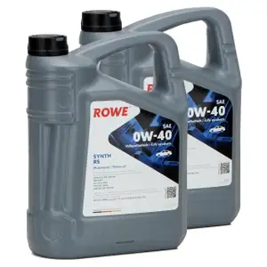 10L 10 Liter ROWE SYNTH RS 0W40 Motor&ouml;l &Ouml;l f&uuml;r MB 229.5 Porsche A40 PSA B712296 502/505.00