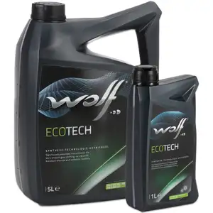 6L 6 Liter WOLF ECOTECH FLUID Automatikgetriebe&ouml;l f&uuml;r Doppelkupplungsgetriebe