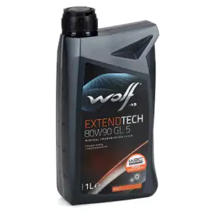 1L 1 Liter WOLF EXTENDTECH 80W90 GL5 Getriebeöl Schaltgetriebeöl