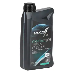 1L 1 Liter WOLF OFFICIALTECH 75W-85 FE LS GL 5 Schaltgetriebe&ouml;l Achsgetriebe&ouml;l