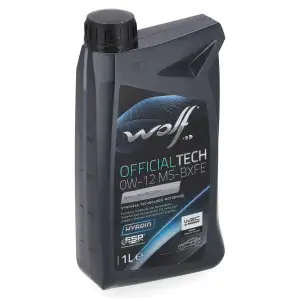 1L 1 Liter WOLF OFFICIALTECH 0W-12 MS BXFE Motor&ouml;l BMW Longlife-22 FE++