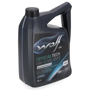 5L 5 Liter WOLF OFFICIALTECH 0W-12 MS BXFE Motor&ouml;l BMW Longlife-22 FE++