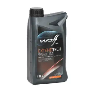 1L 1 Liter WOLF EXTENDTECH 5W40 HM Motor&ouml;l &Ouml;l f&uuml;r MB 229.5 PSA B71 2296 VW 502/505.00