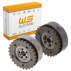 2x EINLASS+AUSLASS Nockenwellenversteller f&uuml;r PORSCHE Cayenne (92A) 3.6 300 PS