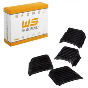 4x Aufpralld&auml;mpfer Sto&szlig;stange f&uuml;r PORSCHE 911 ab Modelljahr 1974 vorne + hinten