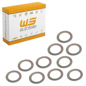 10x Einstellscheibe Ausgleichsscheibe Nockenwelle f&uuml;r PORSCHE 90110556100